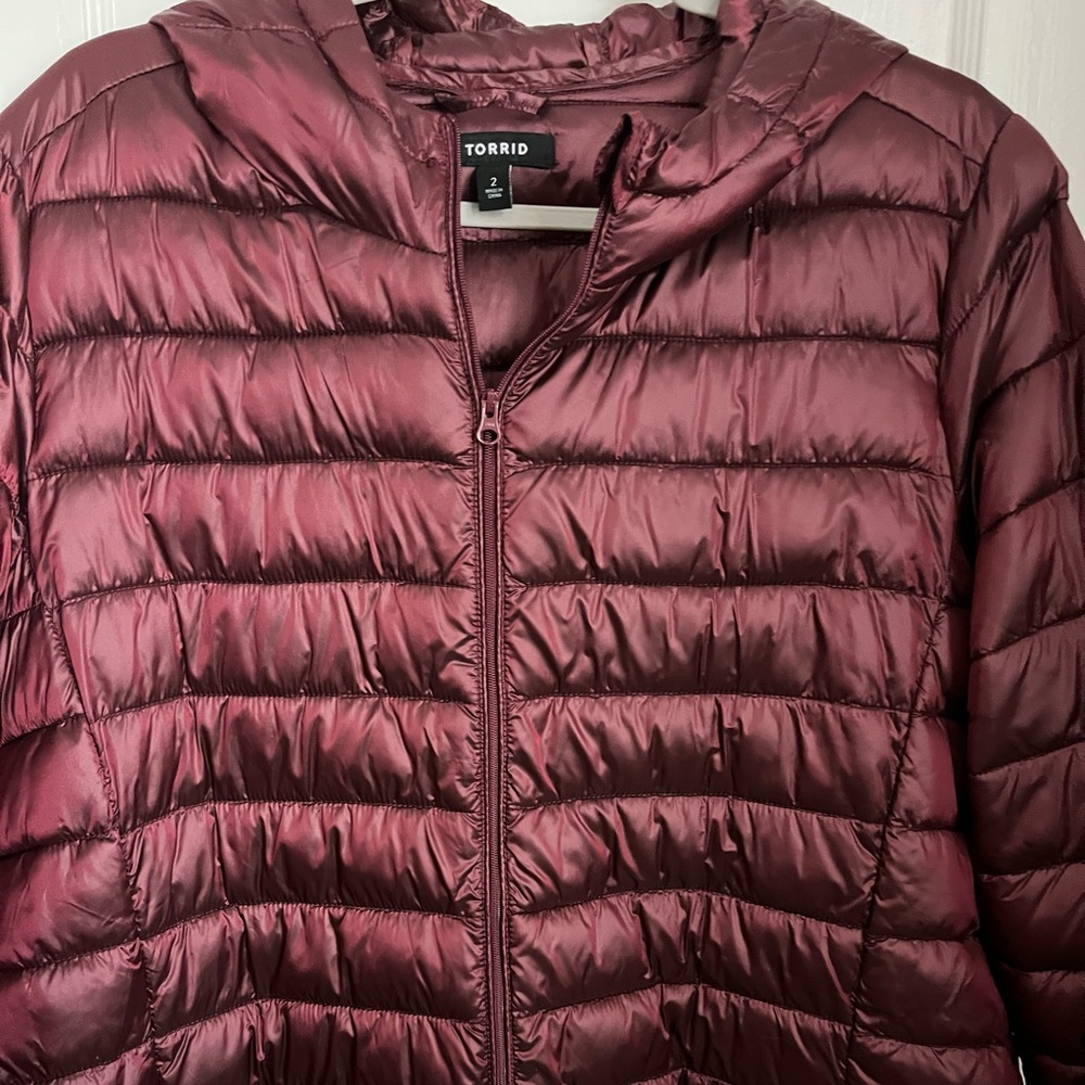 Torrid Packable Puffer Jacket size 2